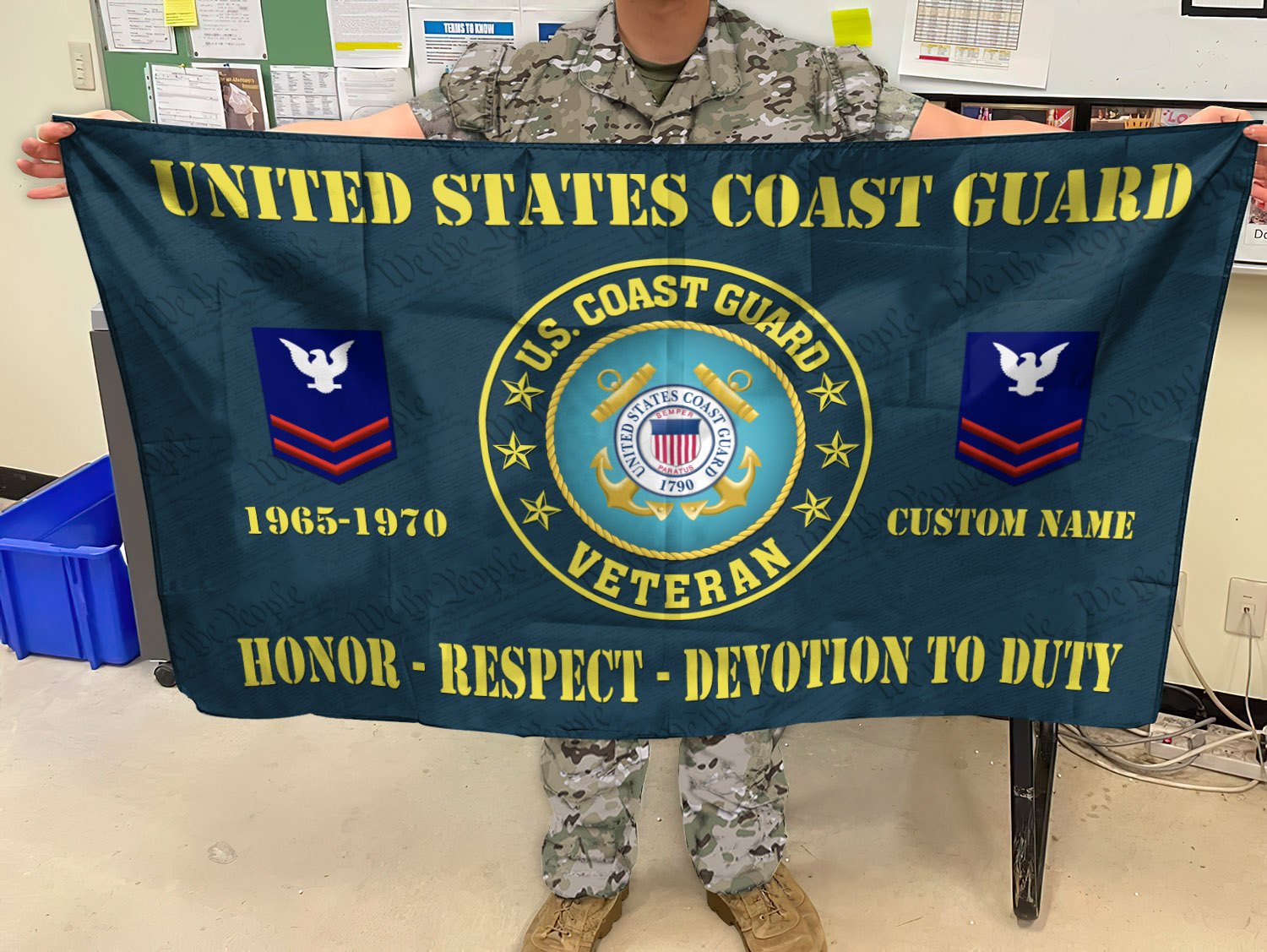 US Coast Guard, All Gave Some, Some Gave All - Flying Flag 5×8 Feet(152×244 Cm) - Image 2