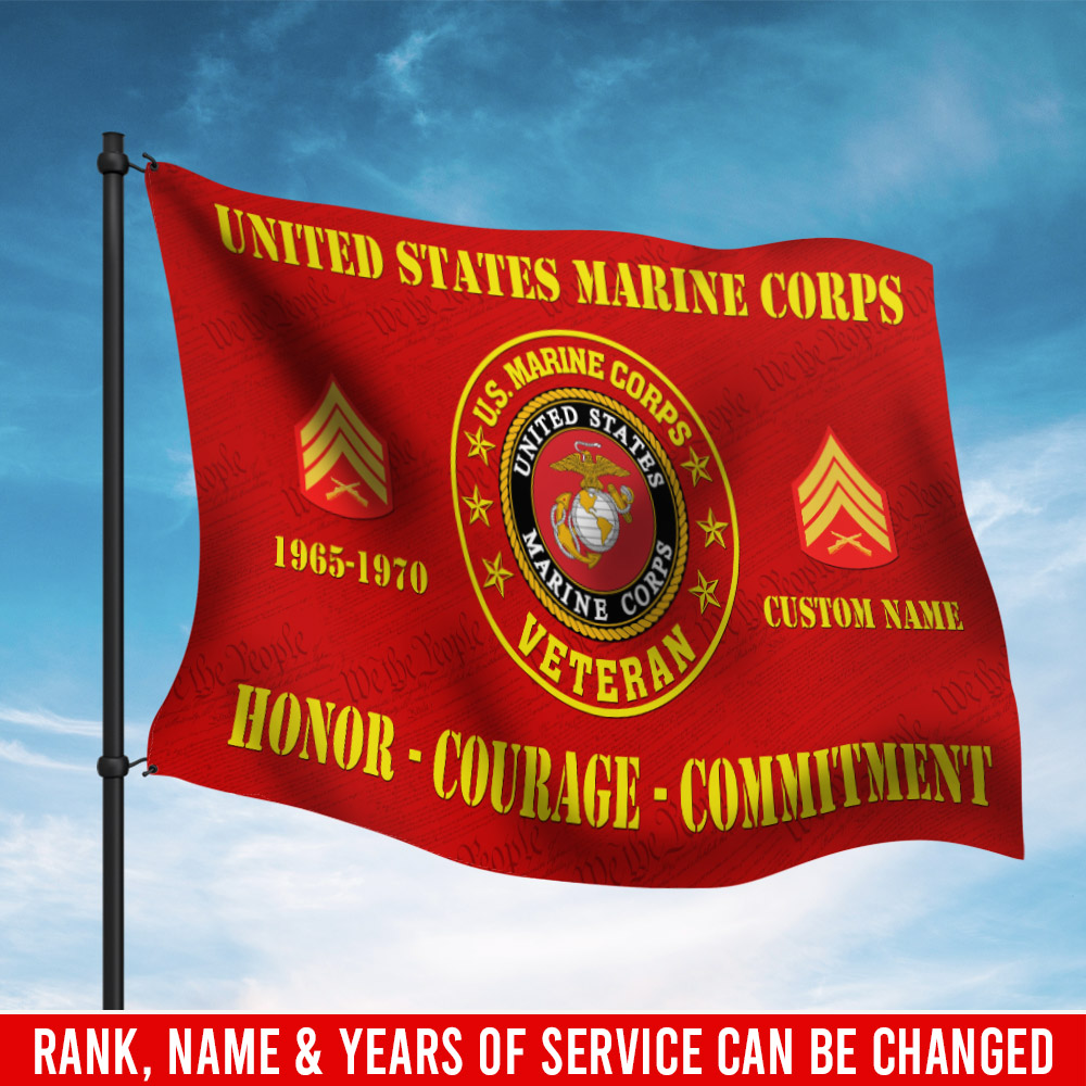 US Marine Corps, Defender of Freedom - Flying Flag 2×3 Feet(60×90 Cm)