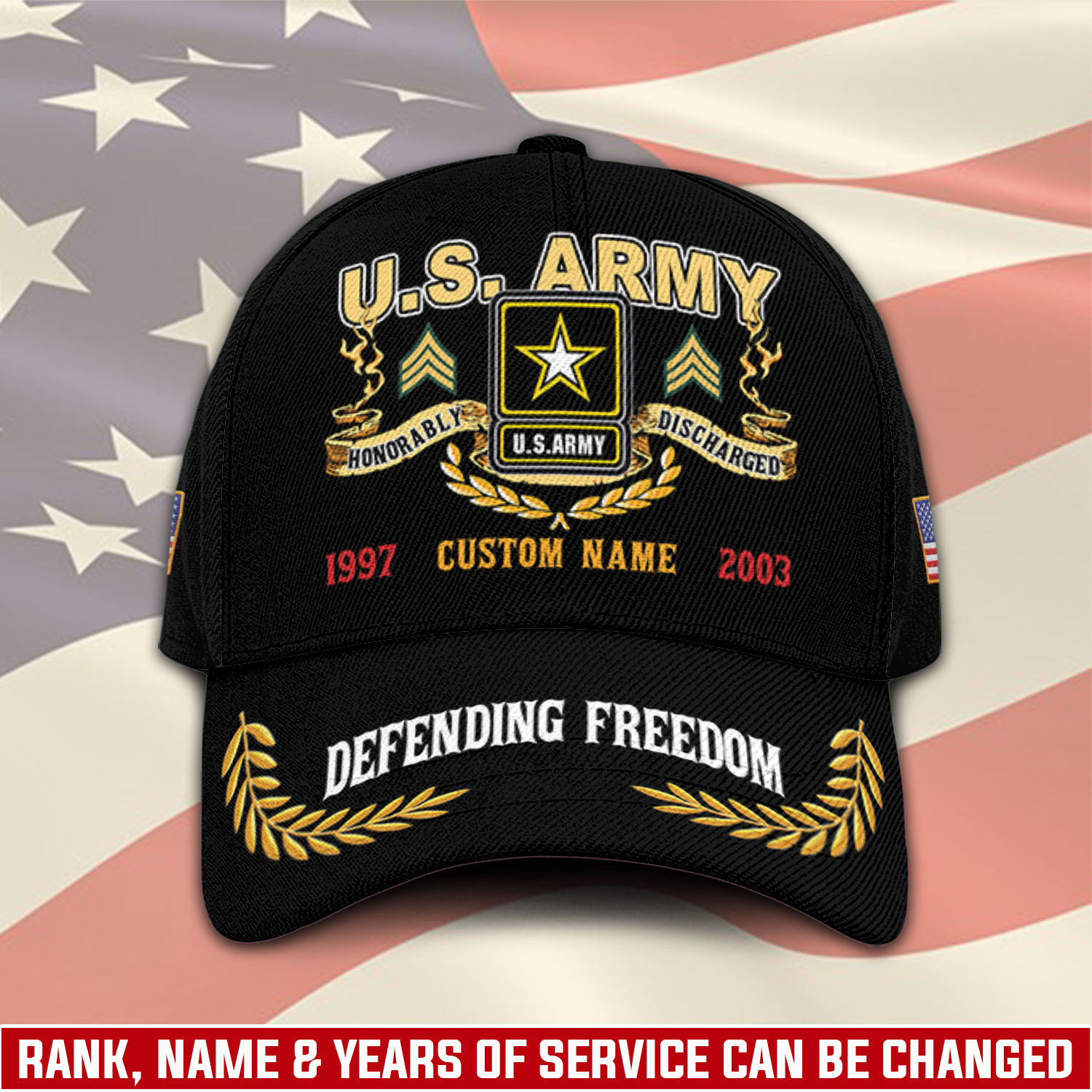 US Army, Honoring All Who Served - Classic Cap