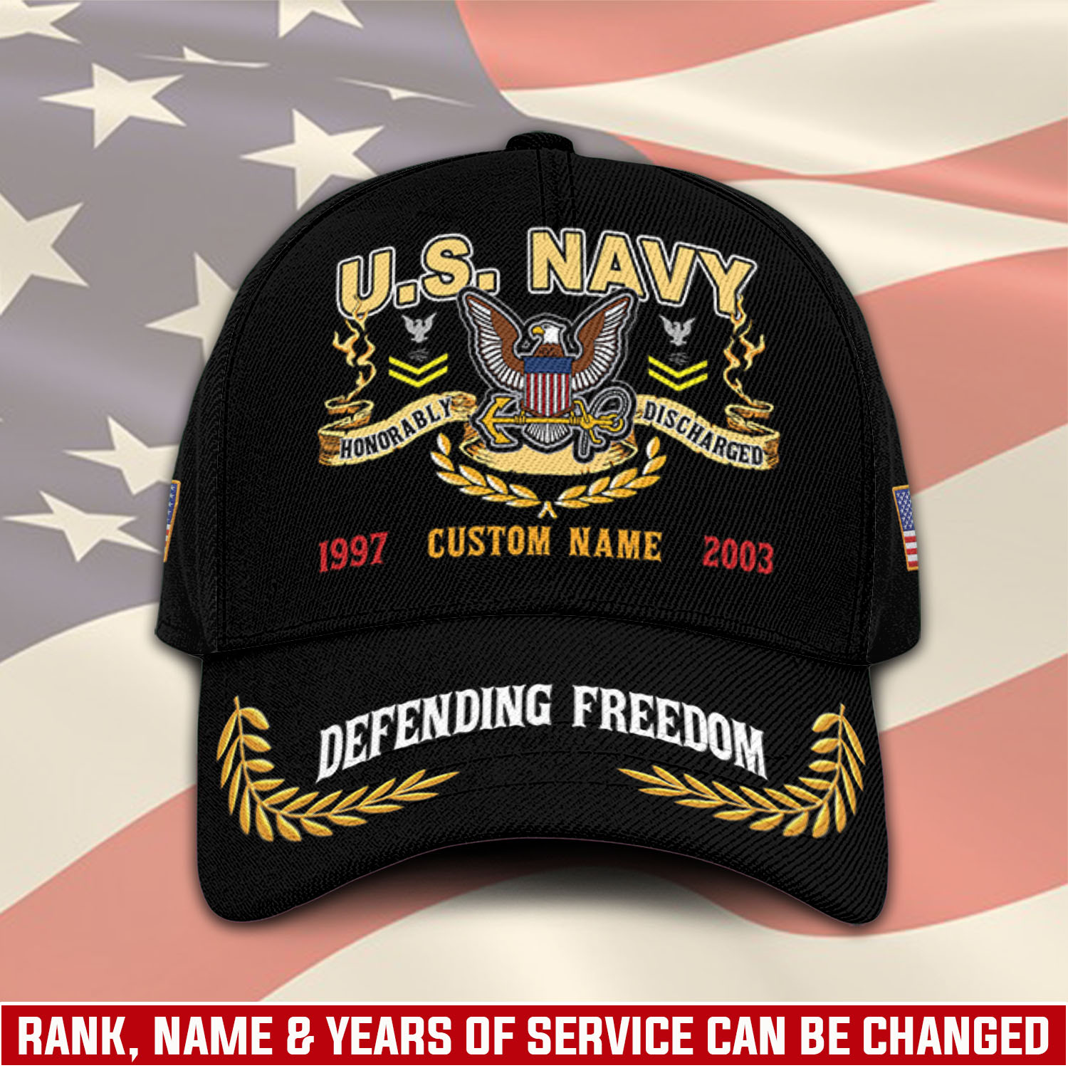 US Navy, E 3 White - Classic Cap