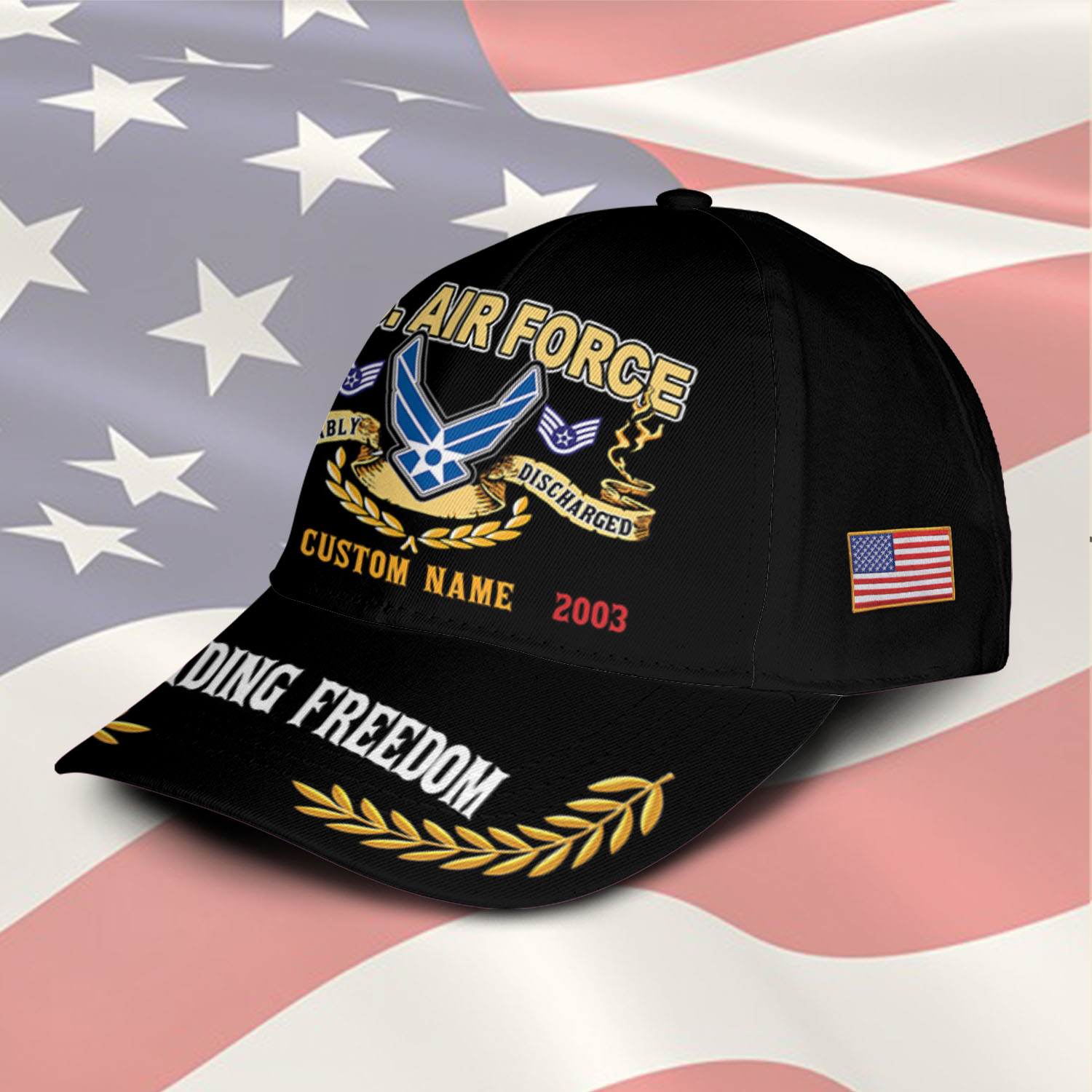 US Air Force, E 5 Air Force Staff Sergeant - Classic Cap - Image 2
