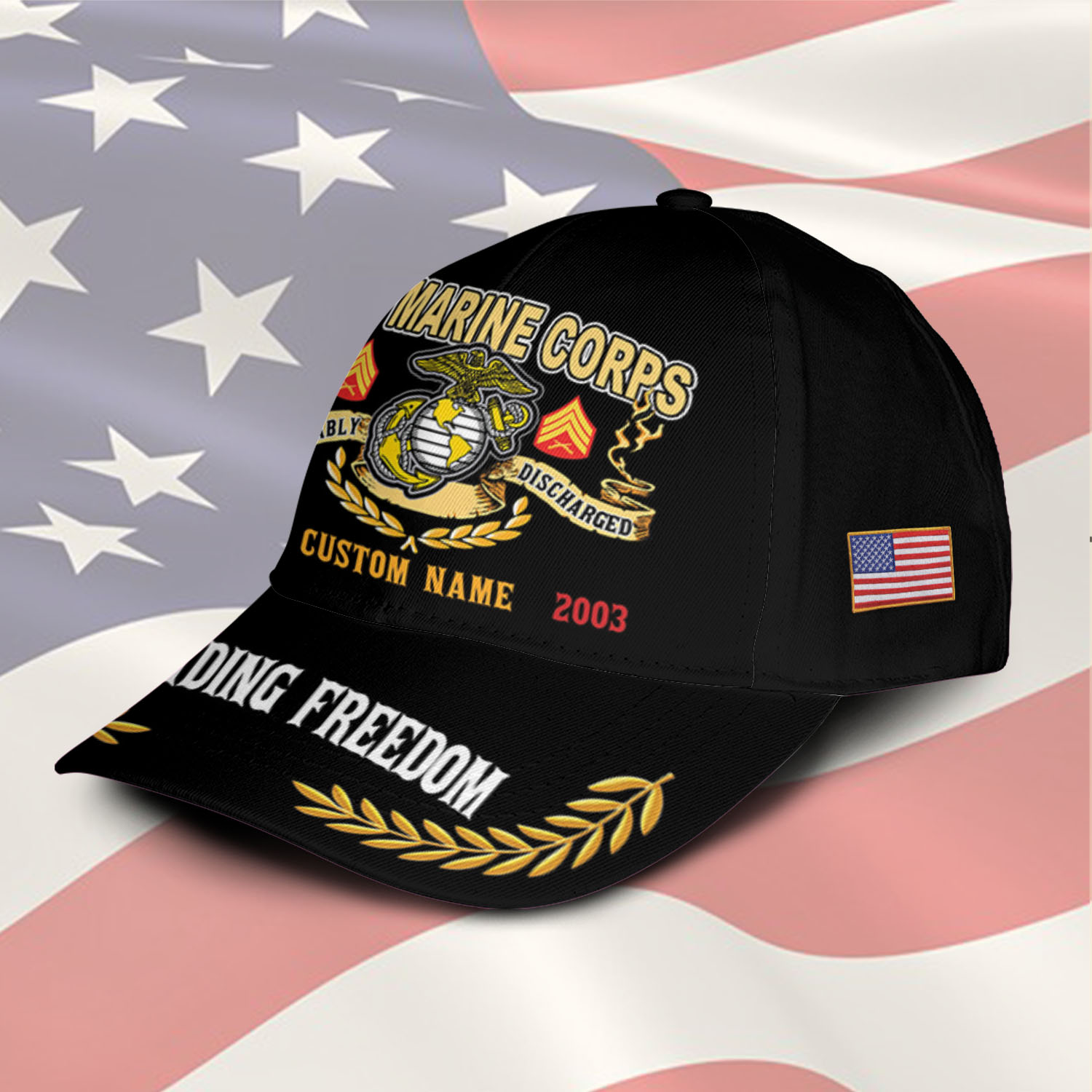 US Marine Corps, Thank a Veteran - Classic Cap - Image 2
