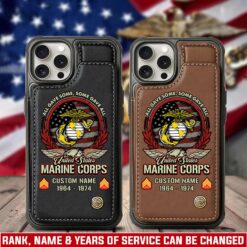 US Marine Corps, The Jarheads - Leather Flip Phone Case