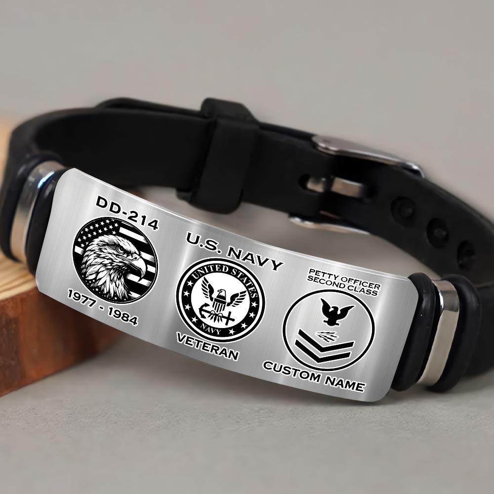 US Navy, Honor, Duty, Service - Bracelet - Image 3