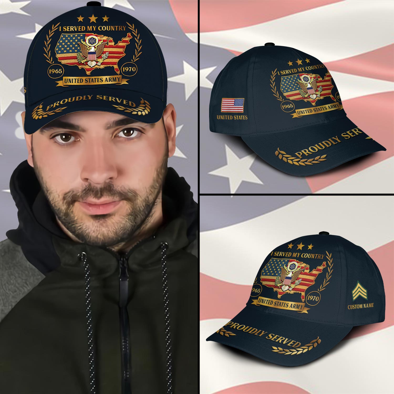 US Army, Thank a Veteran - Classic Cap - Image 3