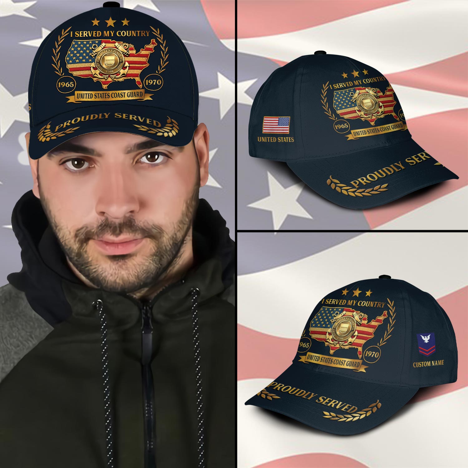 US Coast Guard, All Gave Some, Some Gave All - Classic Cap - Image 3