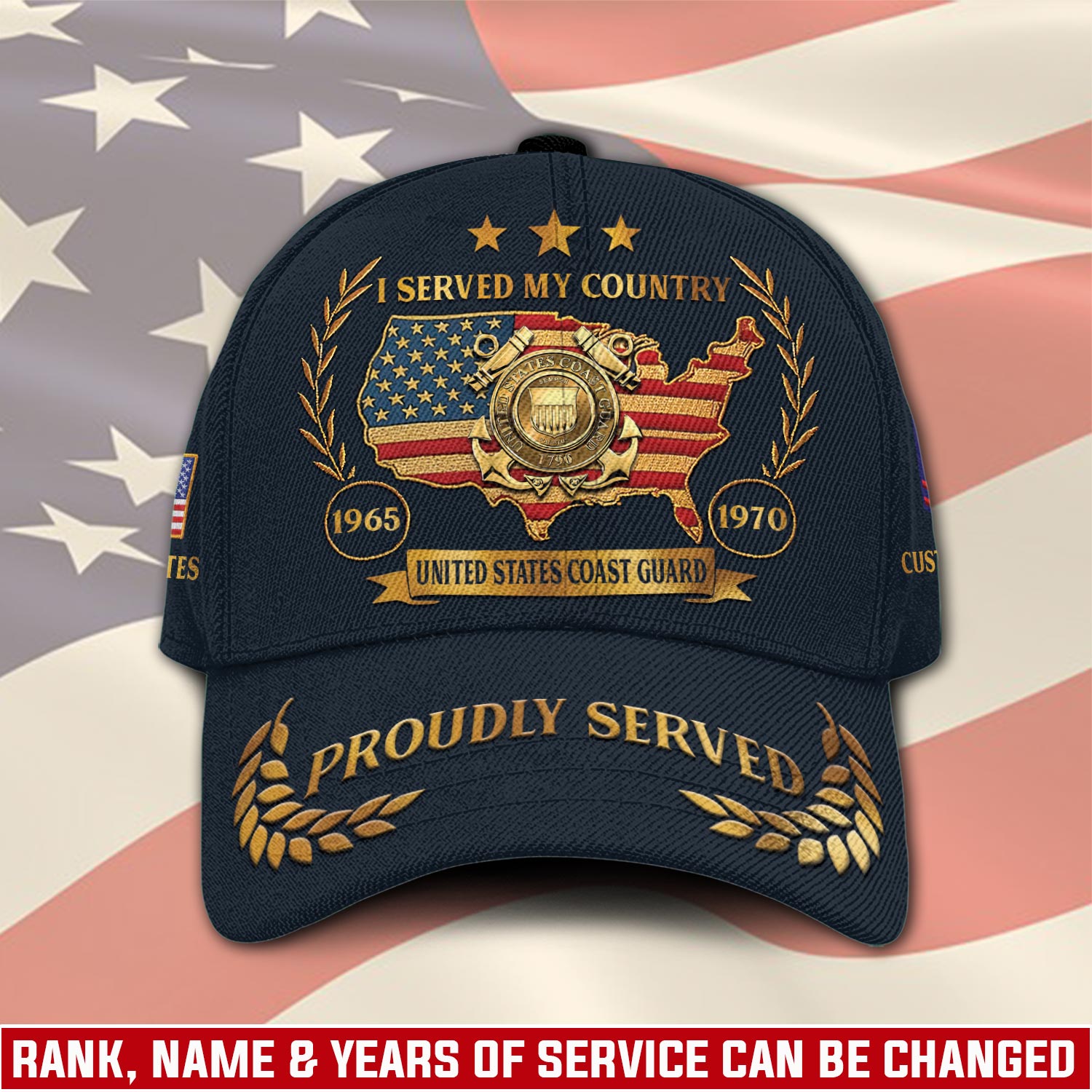 US Coast Guard, All Gave Some, Some Gave All - Classic Cap