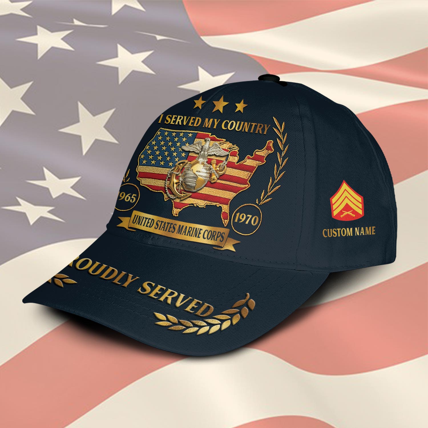US Marine Corps, Always Remember, Never Forget - Classic Cap - Image 2