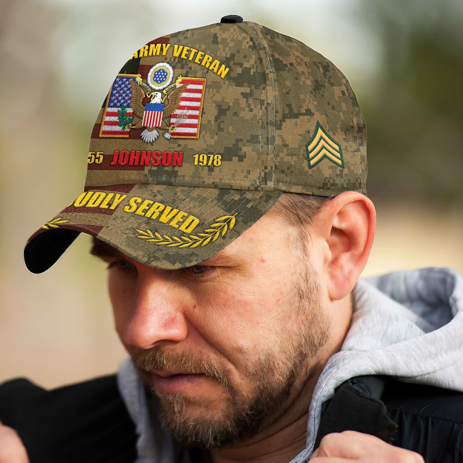 US Army, O 2 Army First Lieutenant - Classic Cap - Image 3