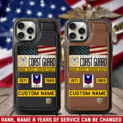 US Coast Guard, All Gave Some, Some Gave All - Leather Flip Phone Case