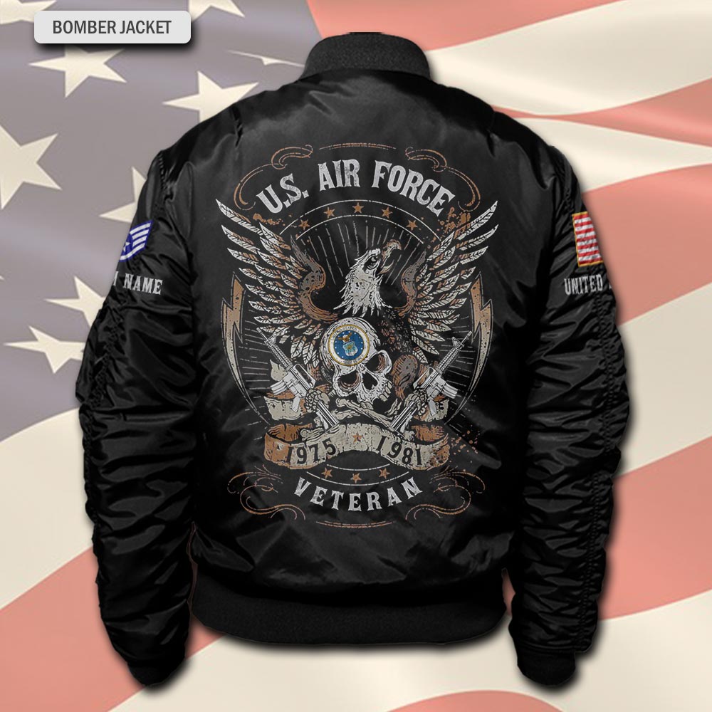 US Air Force , We Own The Sky - Bomber Jacket - Image 3