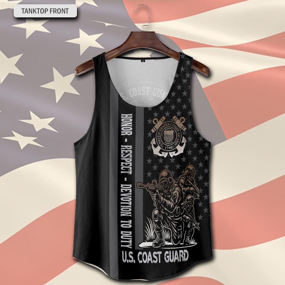 US Coast Guard, Proud To Have Served - Tank-Top - Image 2