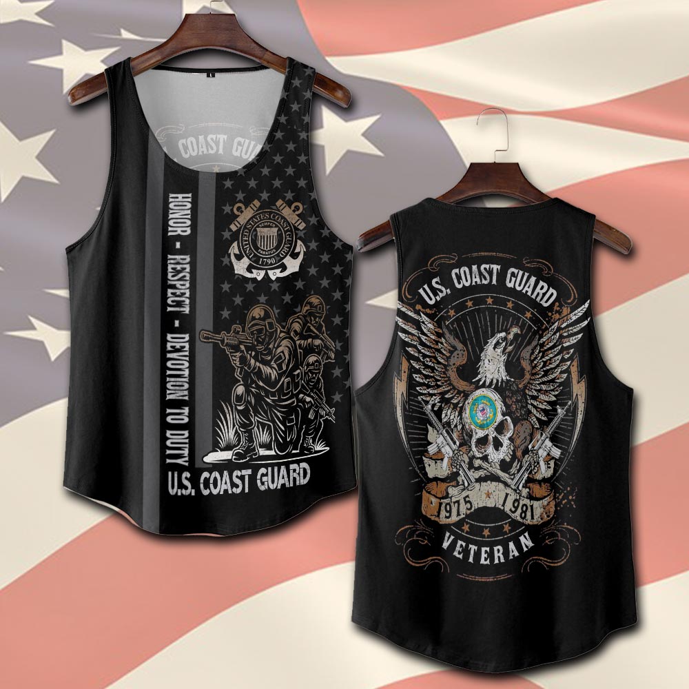 US Coast Guard, Proud To Have Served - Tank-Top