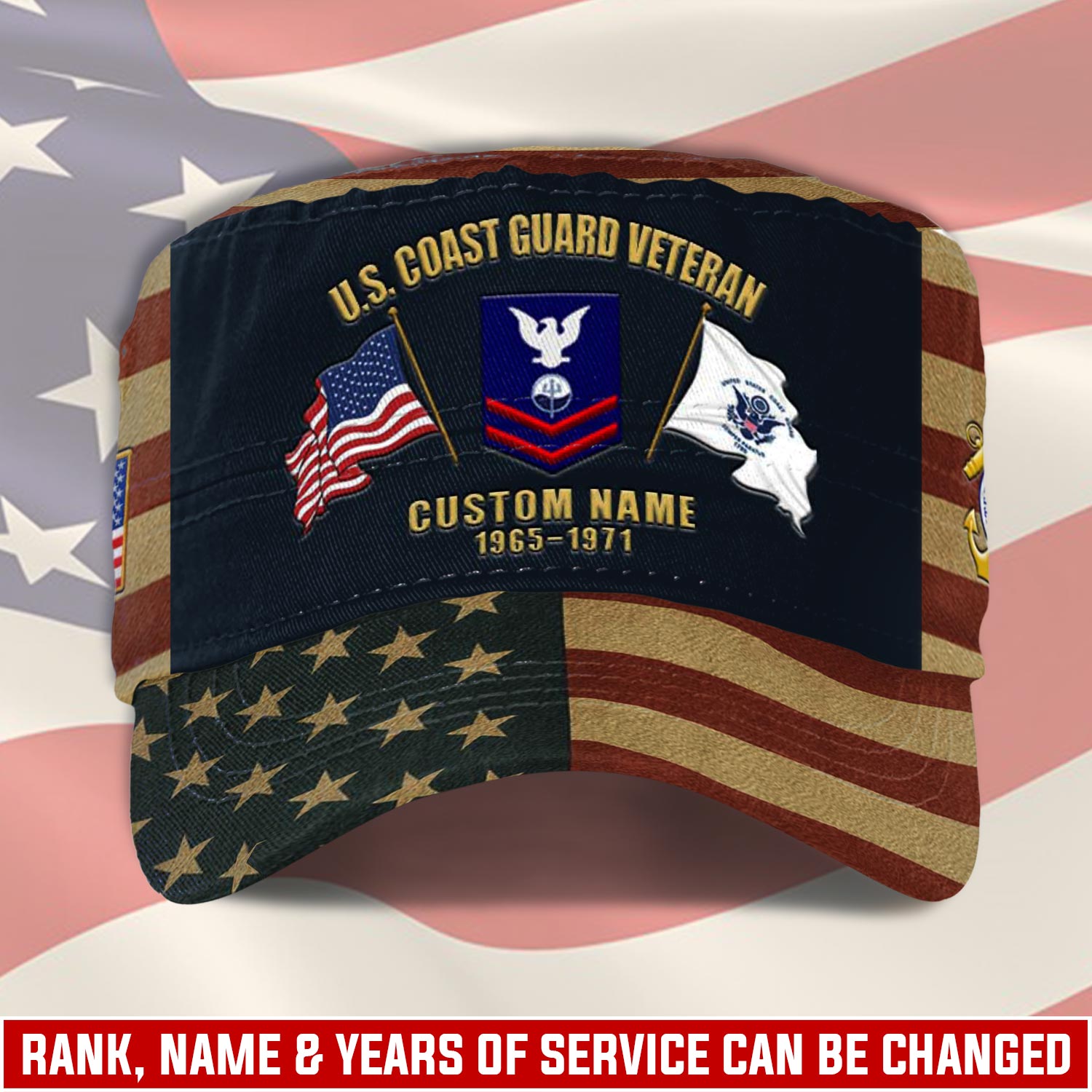 US Coast Guard, No One Gets Left Behind - Military Cap