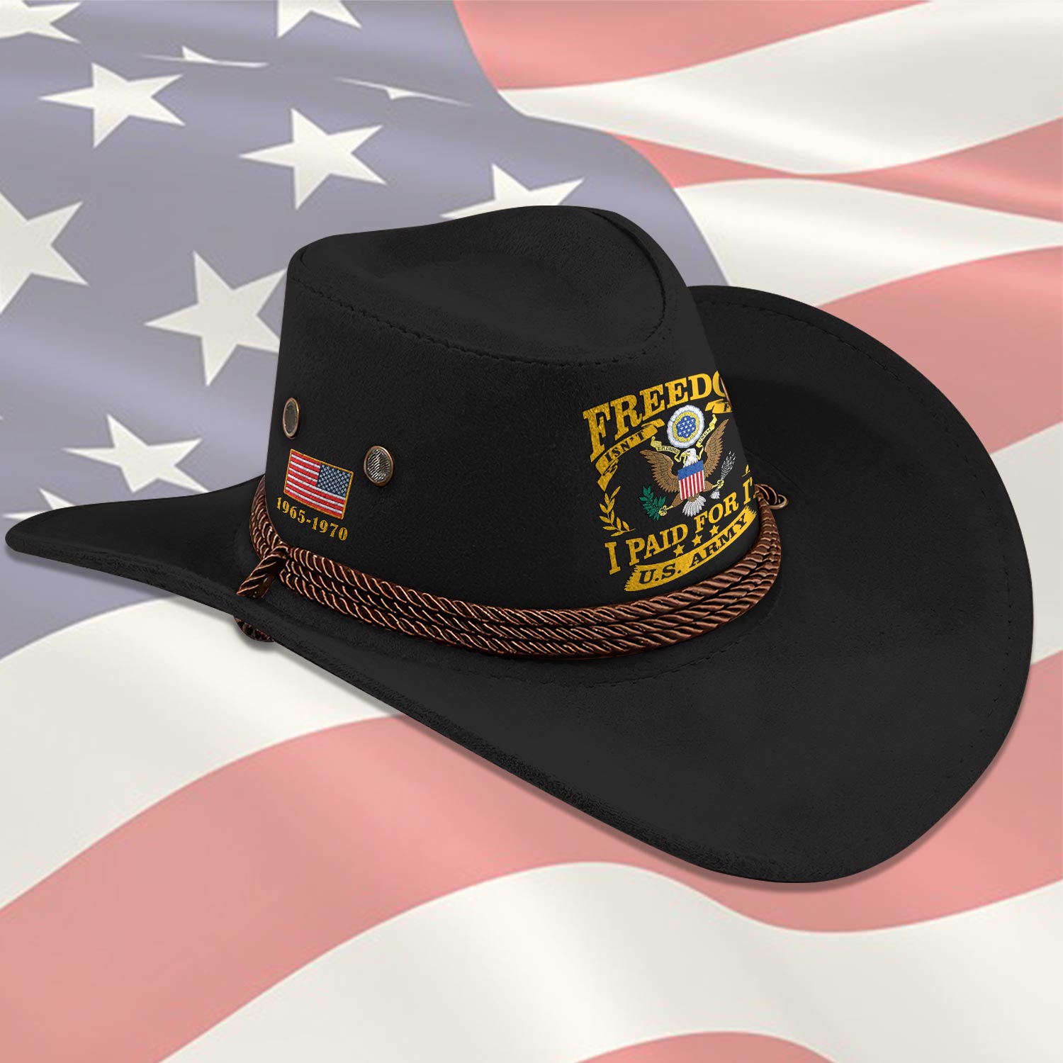 US Army, Thank a Veteran - Cowboy Hat - Image 2