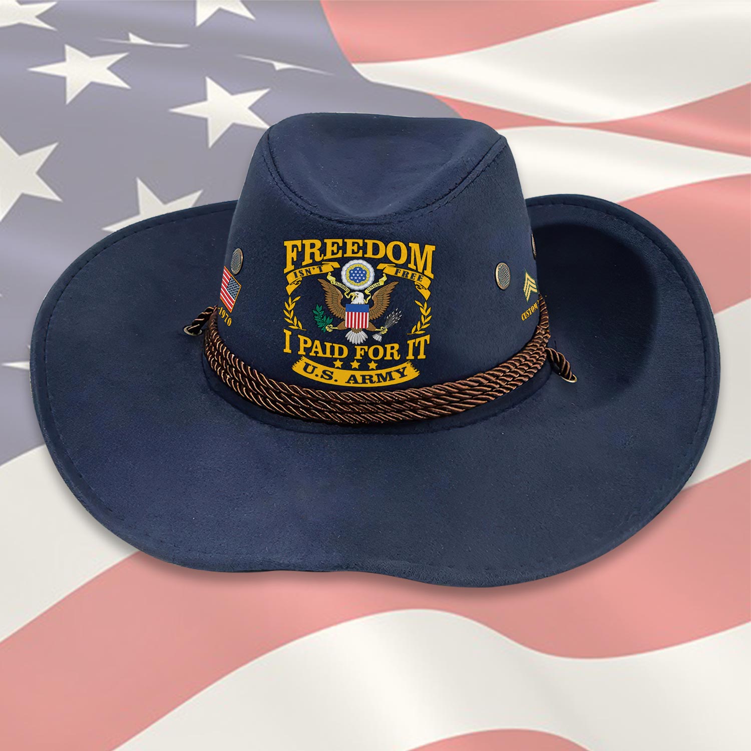 US Army, Thank a Veteran - Cowboy Hat - Image 4