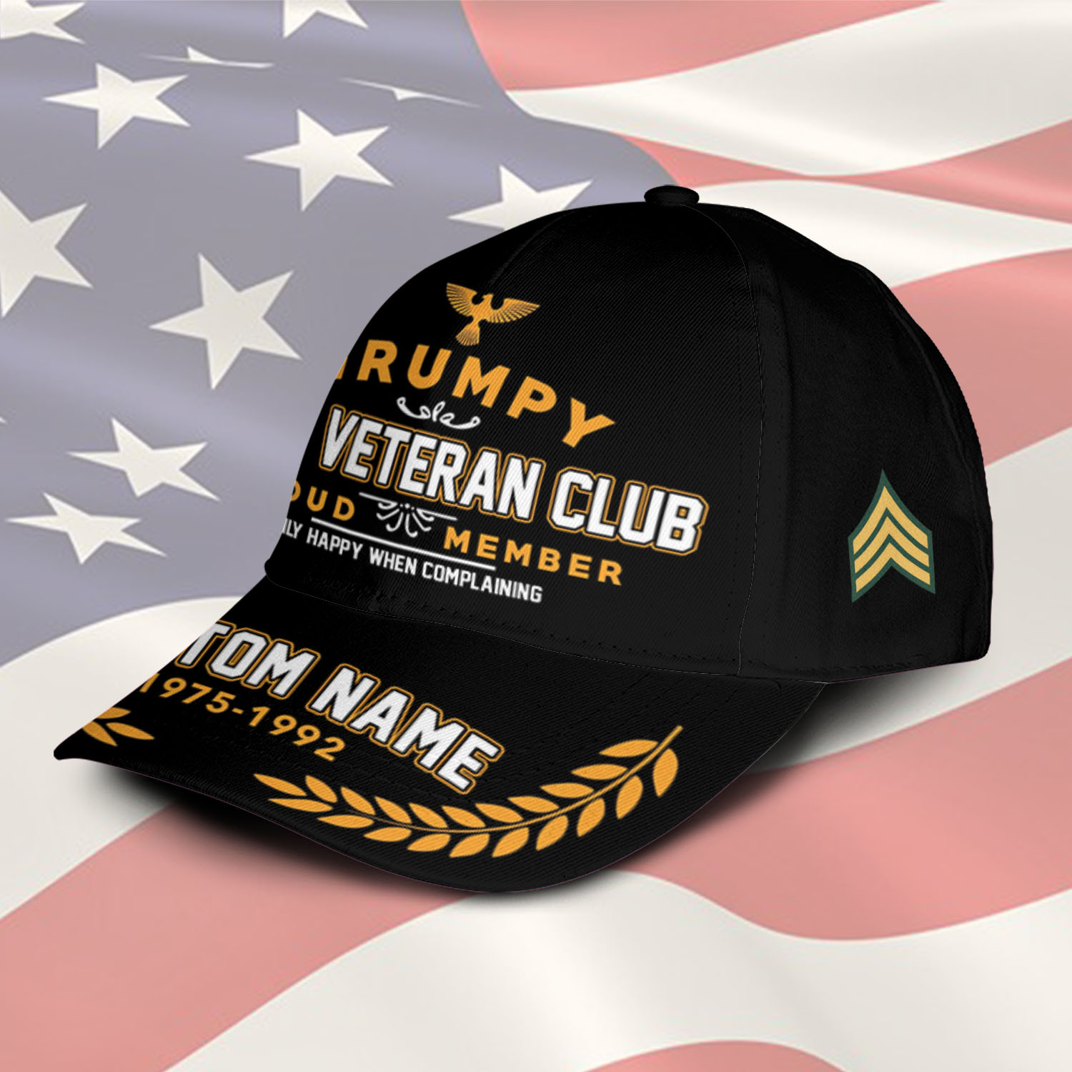 US Army, E 7 Army Master Specialist - Classic Cap - Image 2
