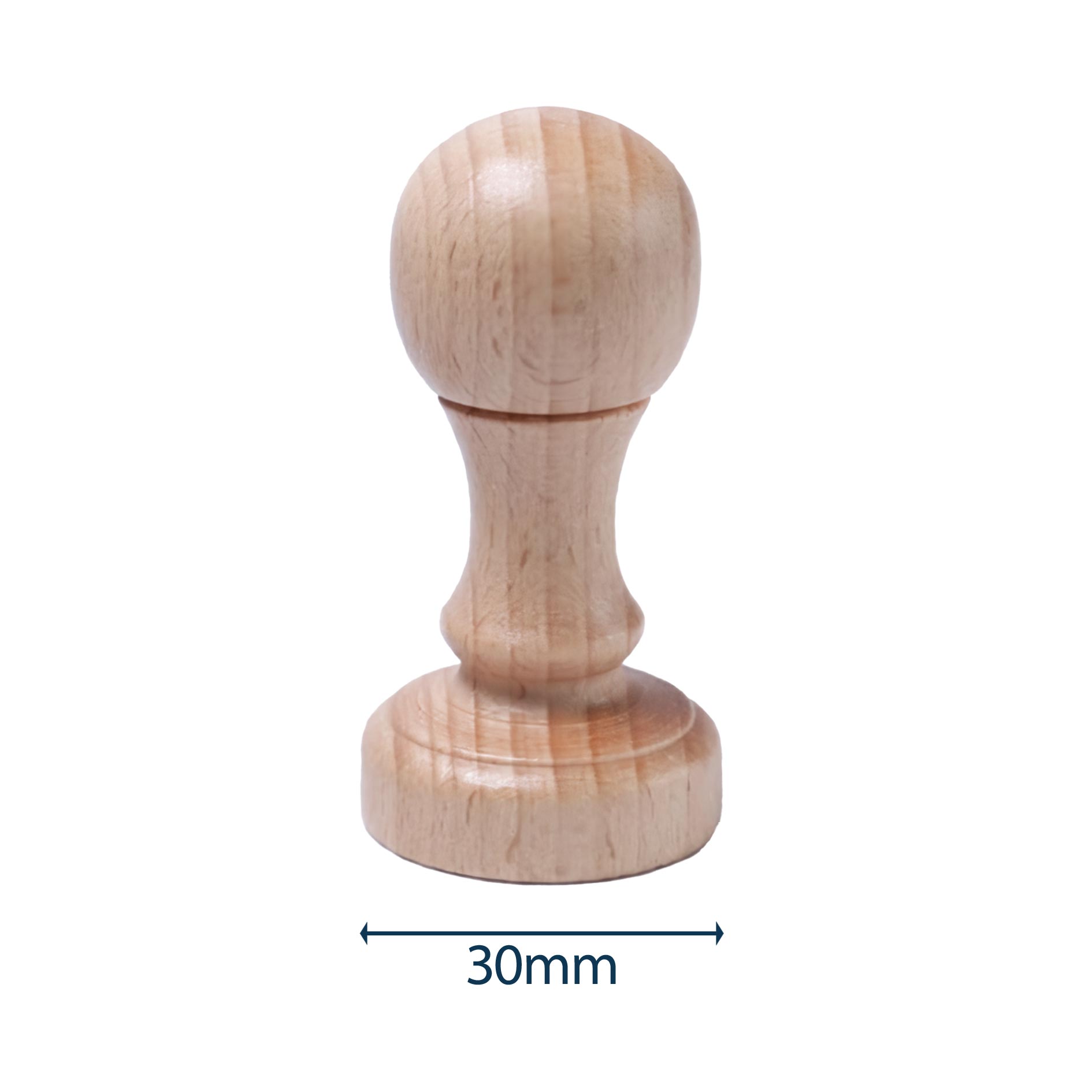 US Coast Guard, E 5 Red - Personalized Military Round Wooden Stamp - Image 4