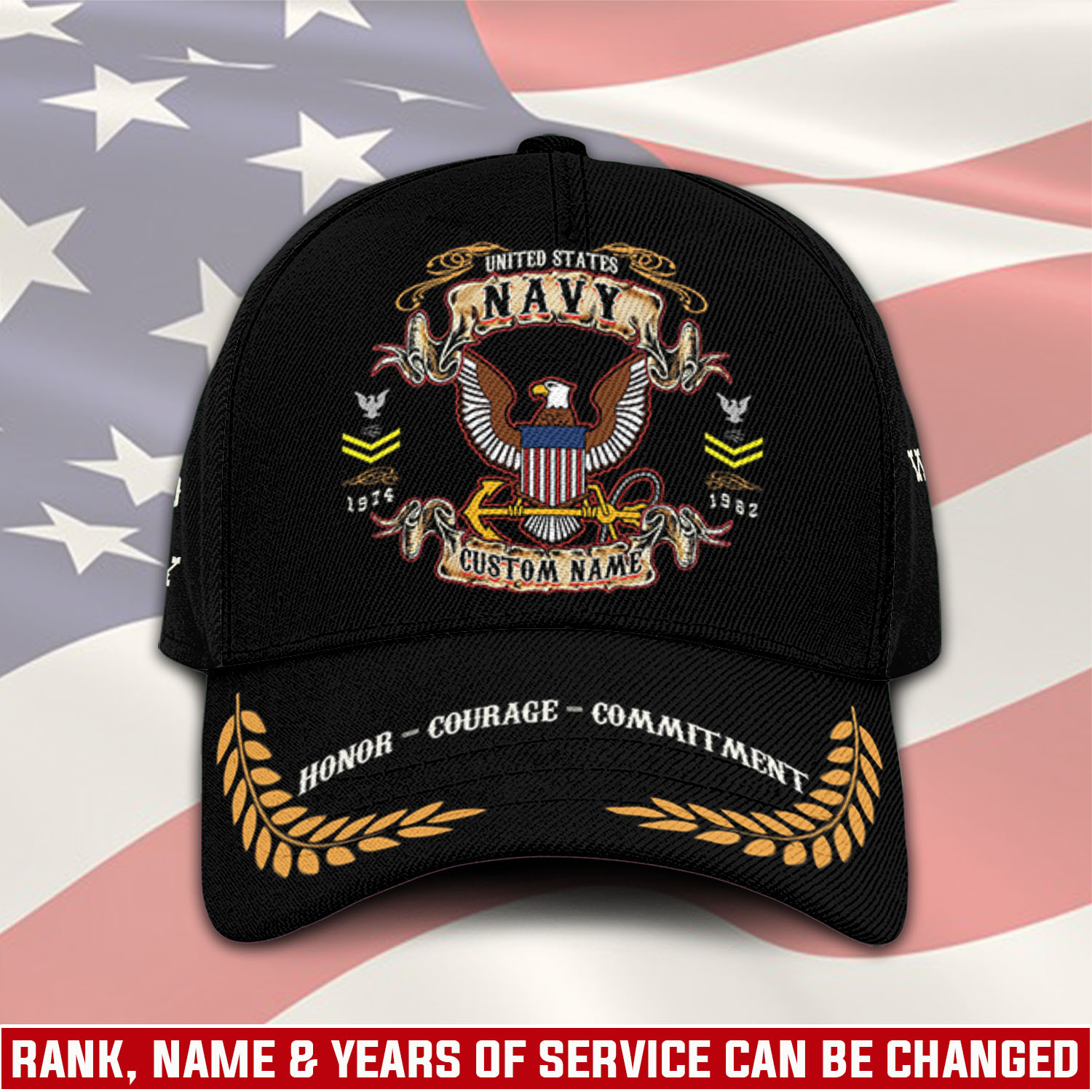US Navy, E 2 Blue - Classic Cap