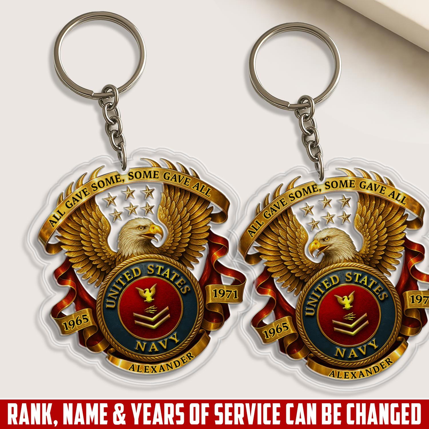 US Navy, I Walked The Walk - Acrylic Keychain