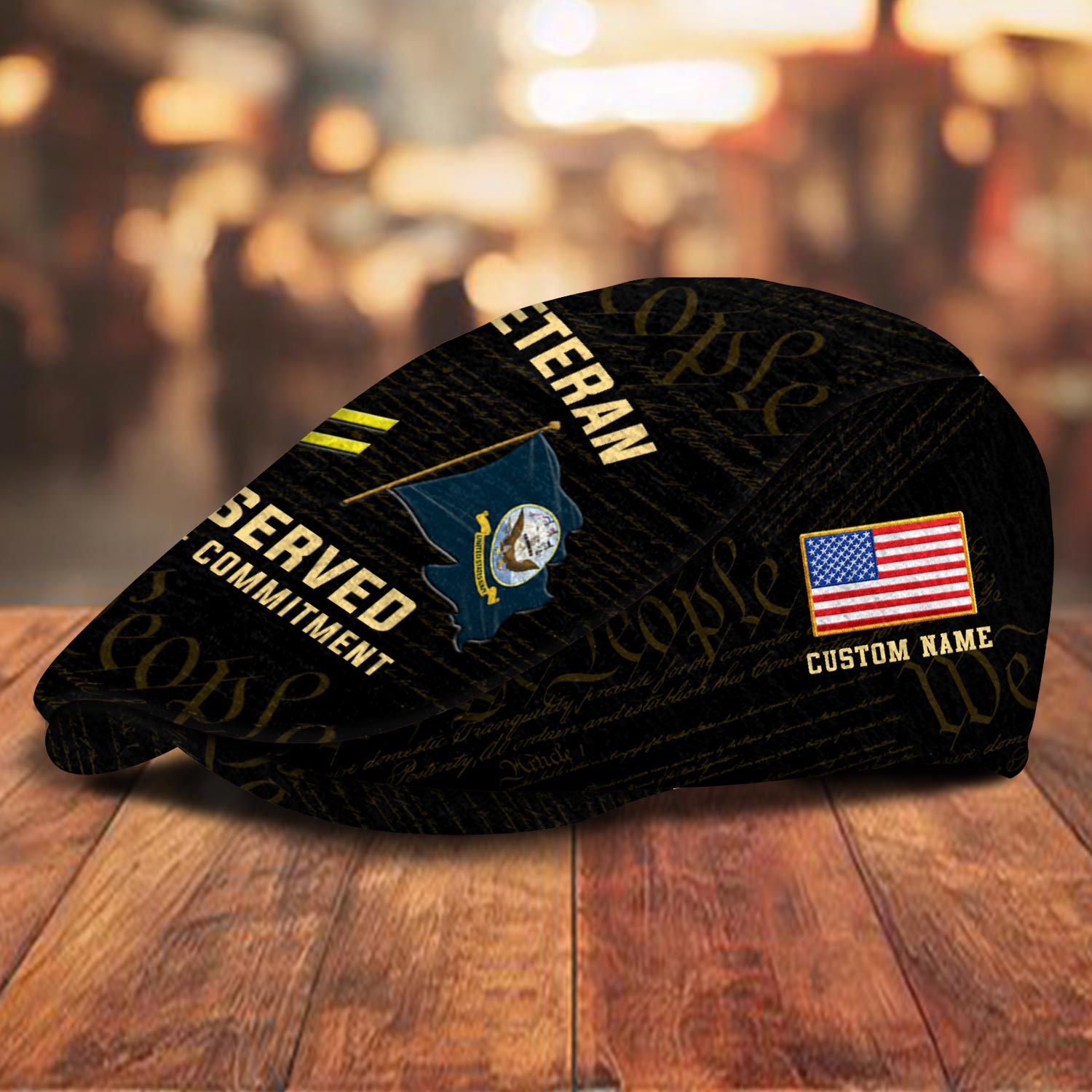 US Navy, E 9 Gold - Jeff Cap - Image 2