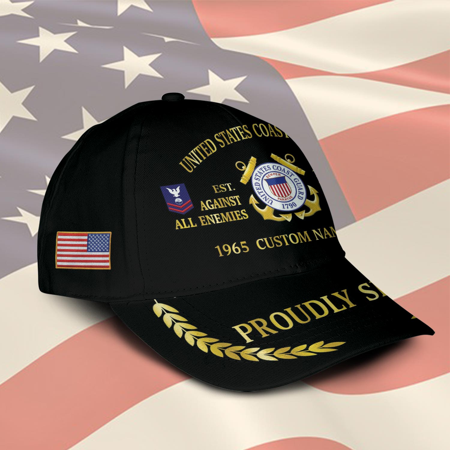 US Coast Guard, Honor The Fallen - Classic Cap - Image 2