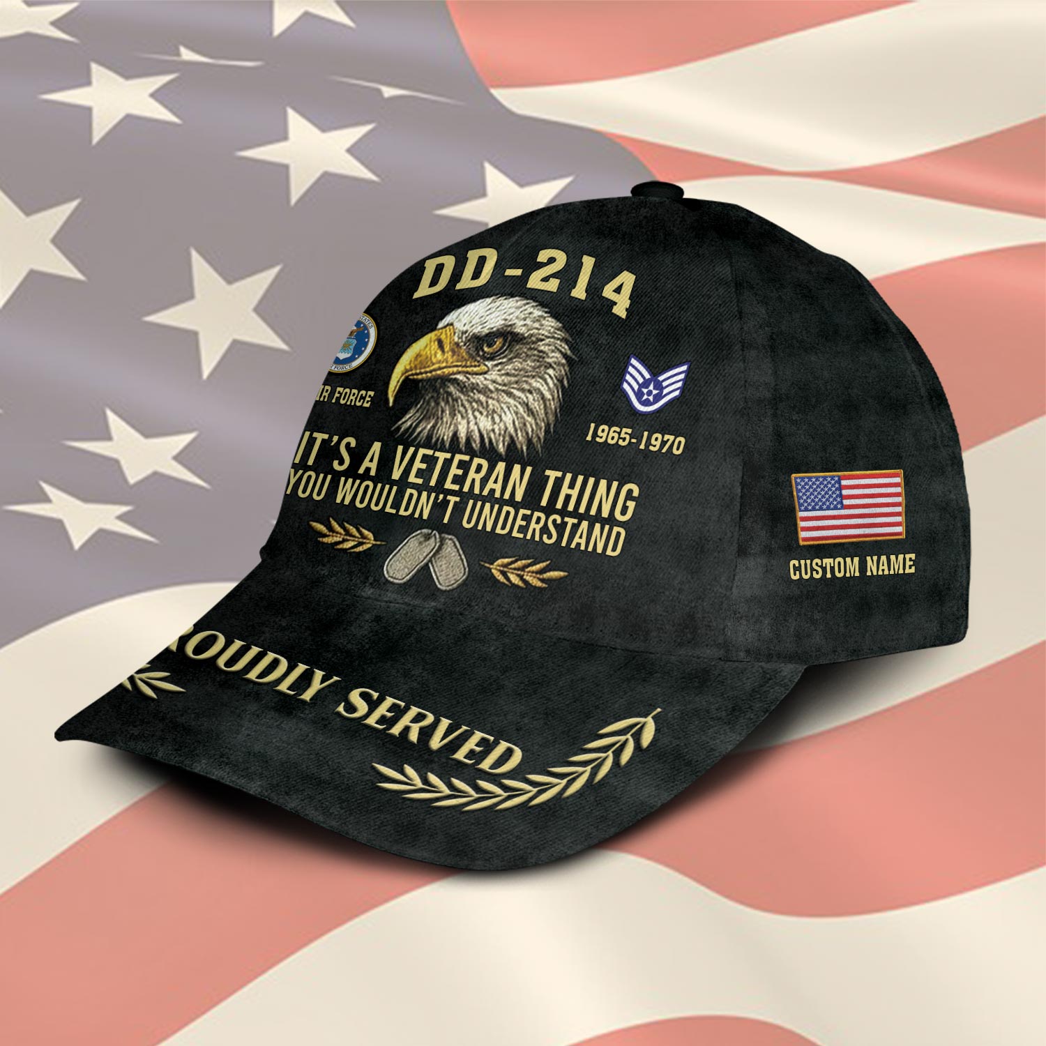US Air Force, Freedom Over Fear - Classic Cap - Image 2