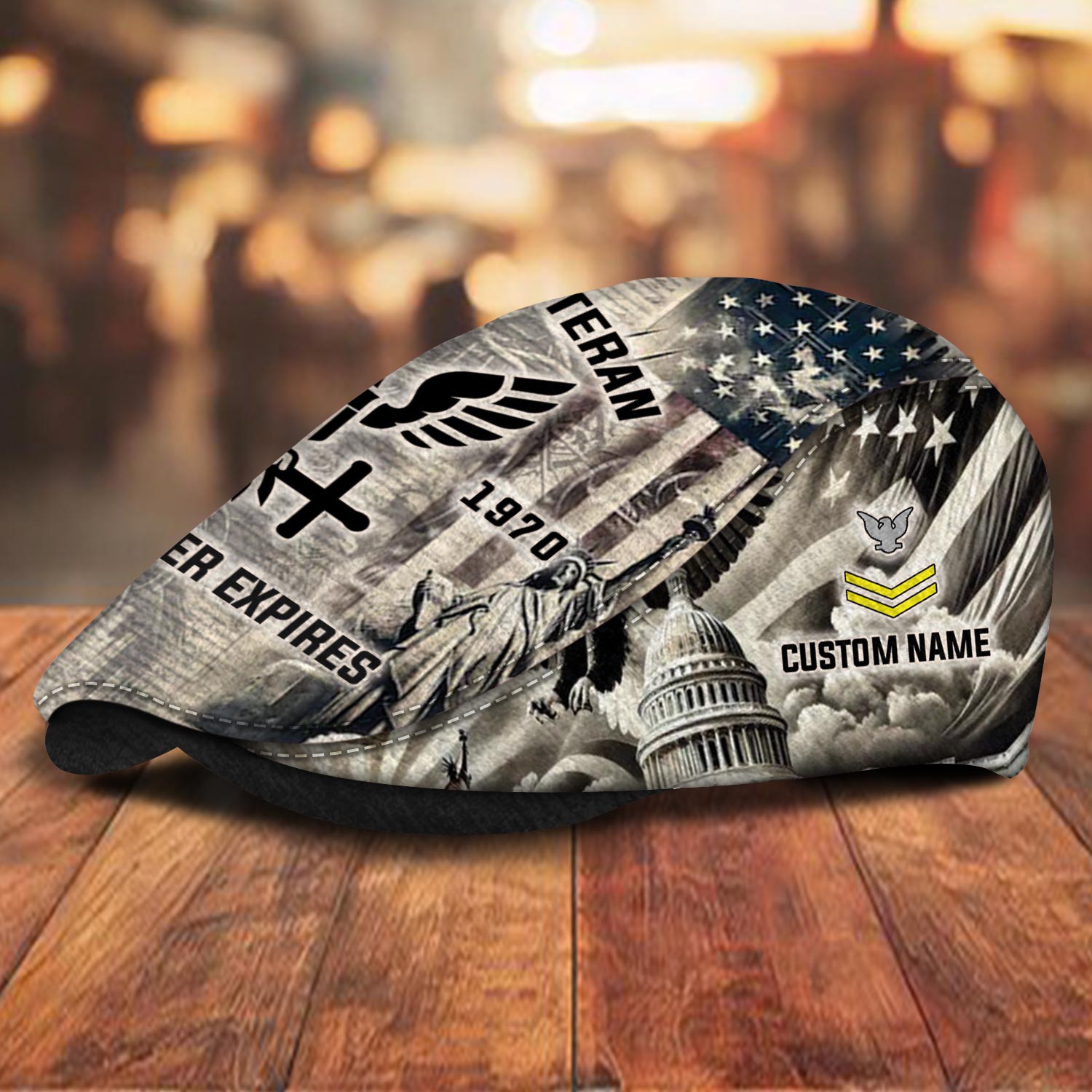 US Navy, E 5 Red - Jeff Cap - Image 2