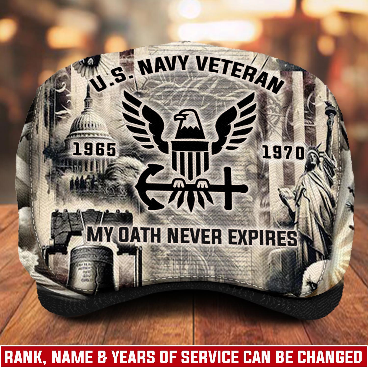 US Navy, E 5 Red - Jeff Cap