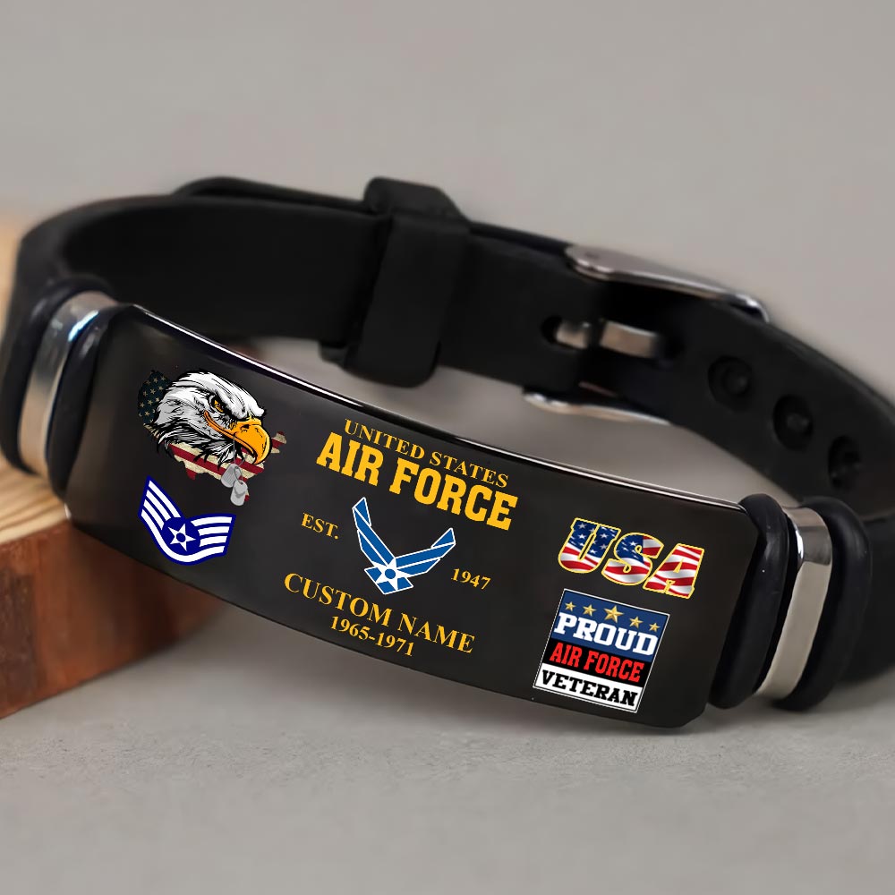 US Air Force , Proud Veteran - Bracelet - Image 4