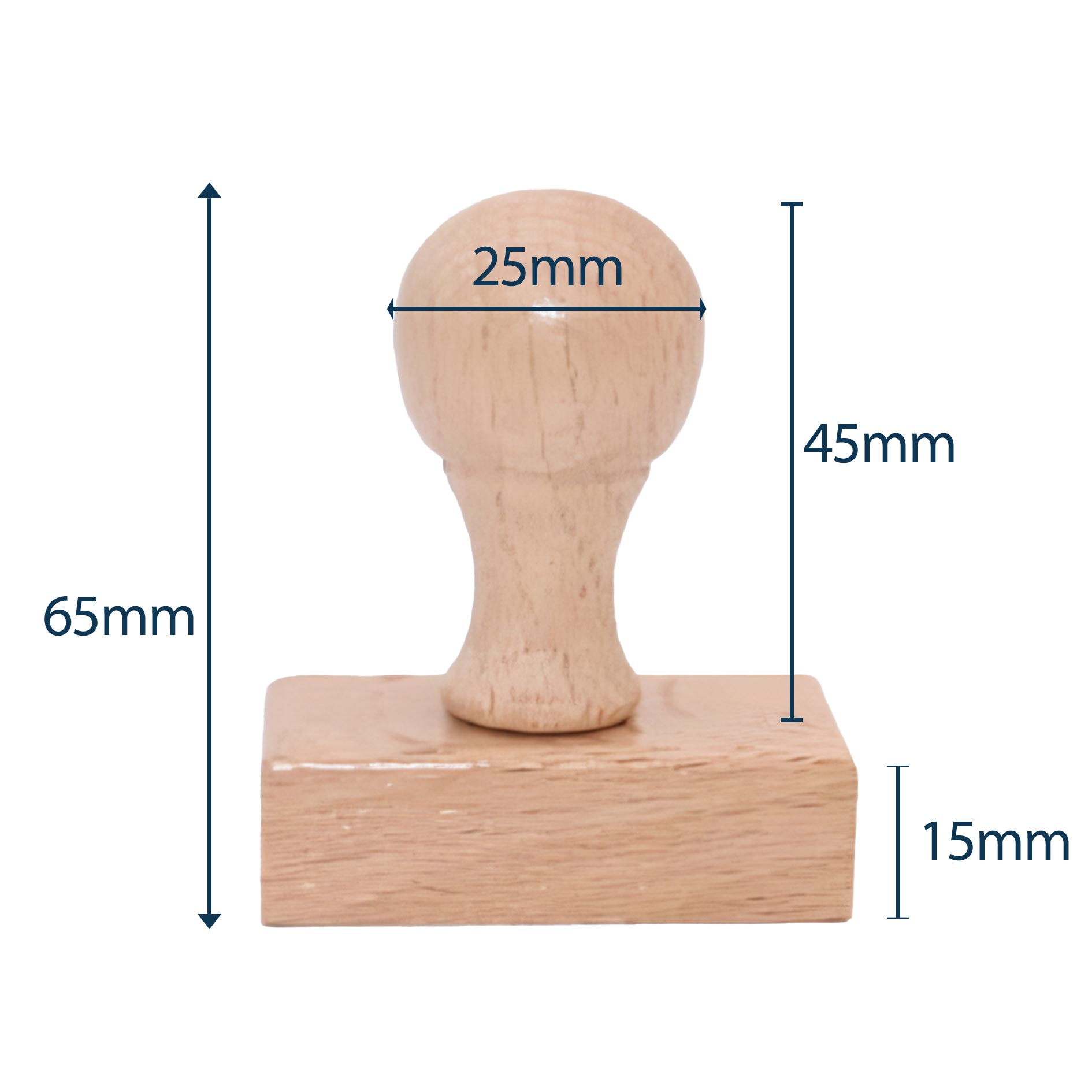 US Coast Guard, Duty, Honor, Country - Personalized Military Rectangular Wooden Stamp - Image 4