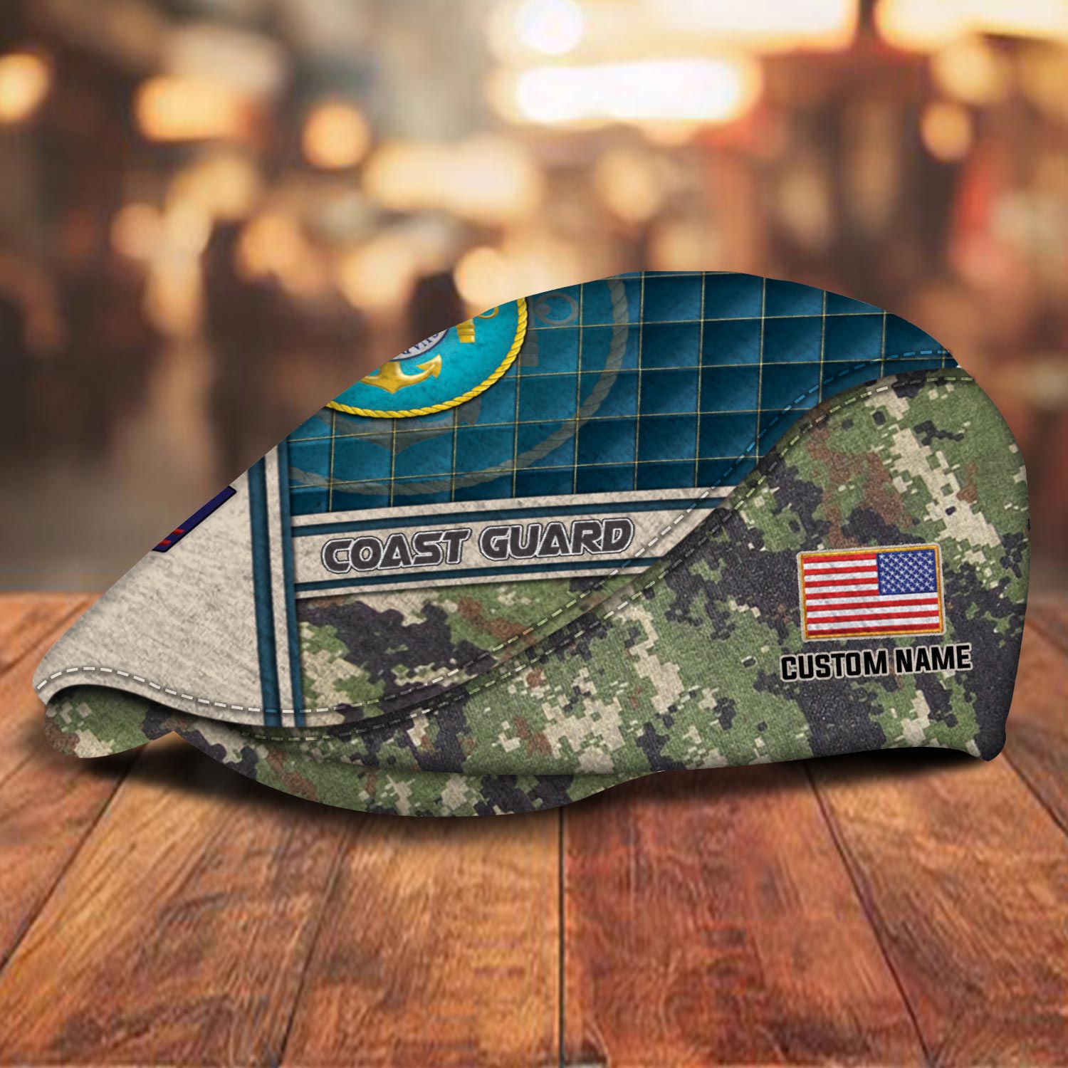 US Coast Guard, E 7 Red - Jeff Cap - Image 2