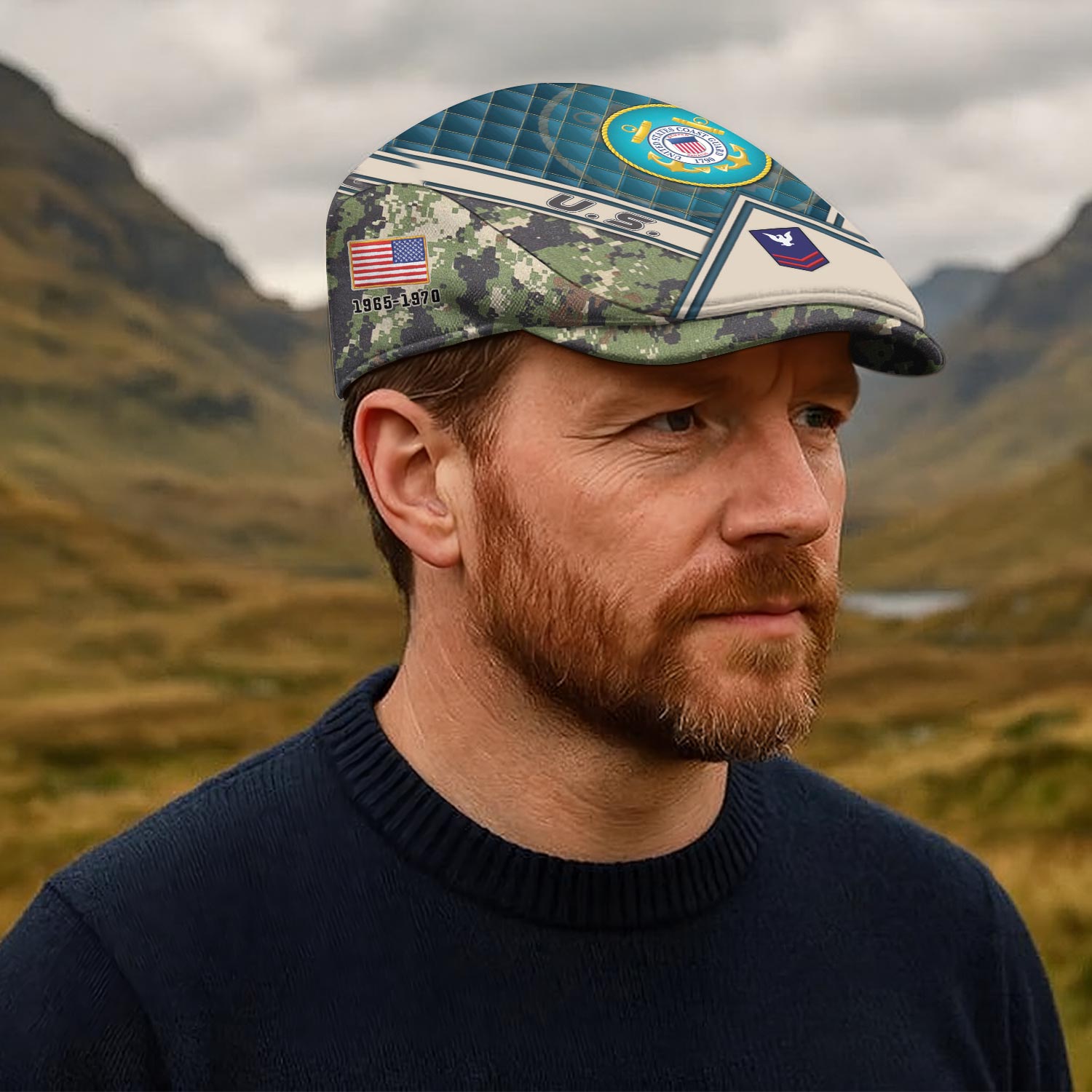 US Coast Guard, E 7 Red - Jeff Cap - Image 6