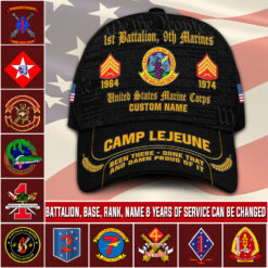 Marine Battalion, American By Birth, Veteran By Choice - Classic Cap
