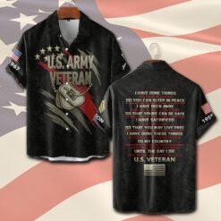 US Army, Defender of Freedom - Short Sleeve Button Shirt