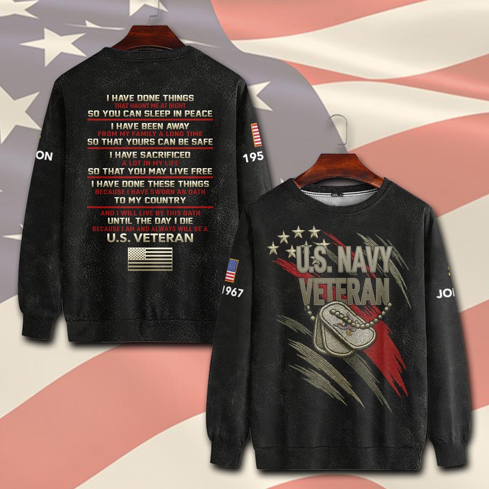 US Navy, I Walked The Walk - Sweatshirt