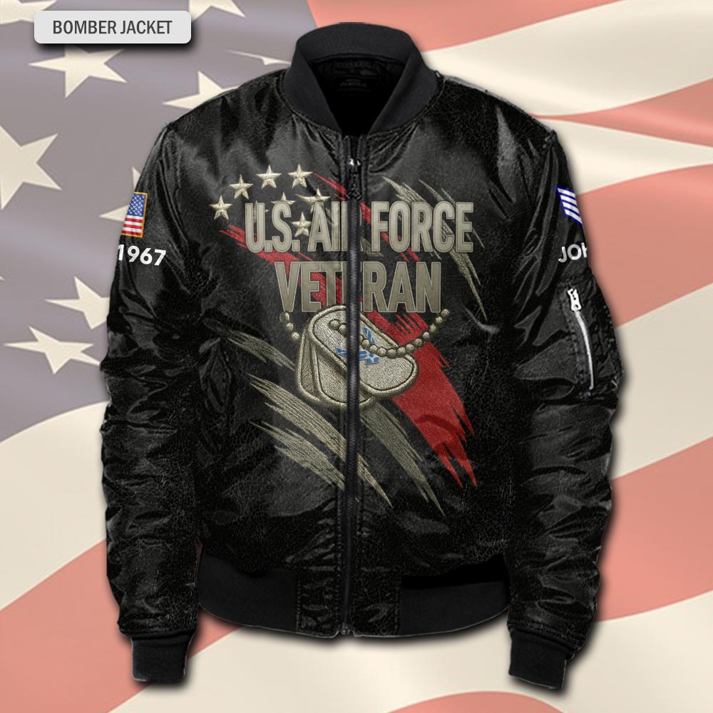 US Air Force , E 9 Air Force Command Chief Master Sergeant - Bomber Jacket - Image 2