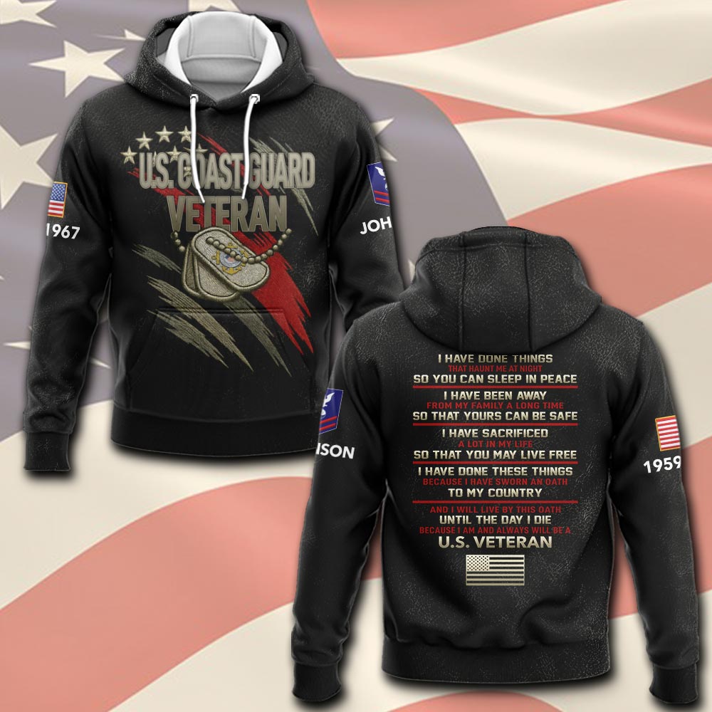 US Coast Guard, Served With Pride - Hoodie