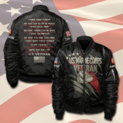 US Marine Corps, No One Fights Alone - Bomber Jacket