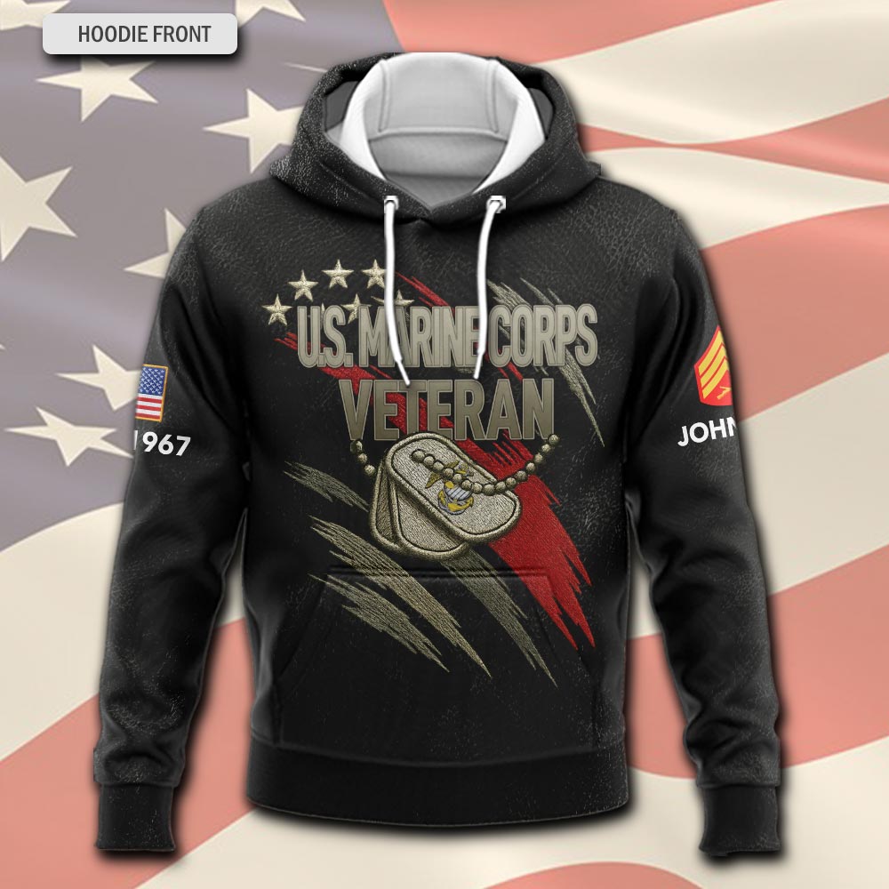 US Marine Corps, The Few, The Proud - Hoodie - Image 2