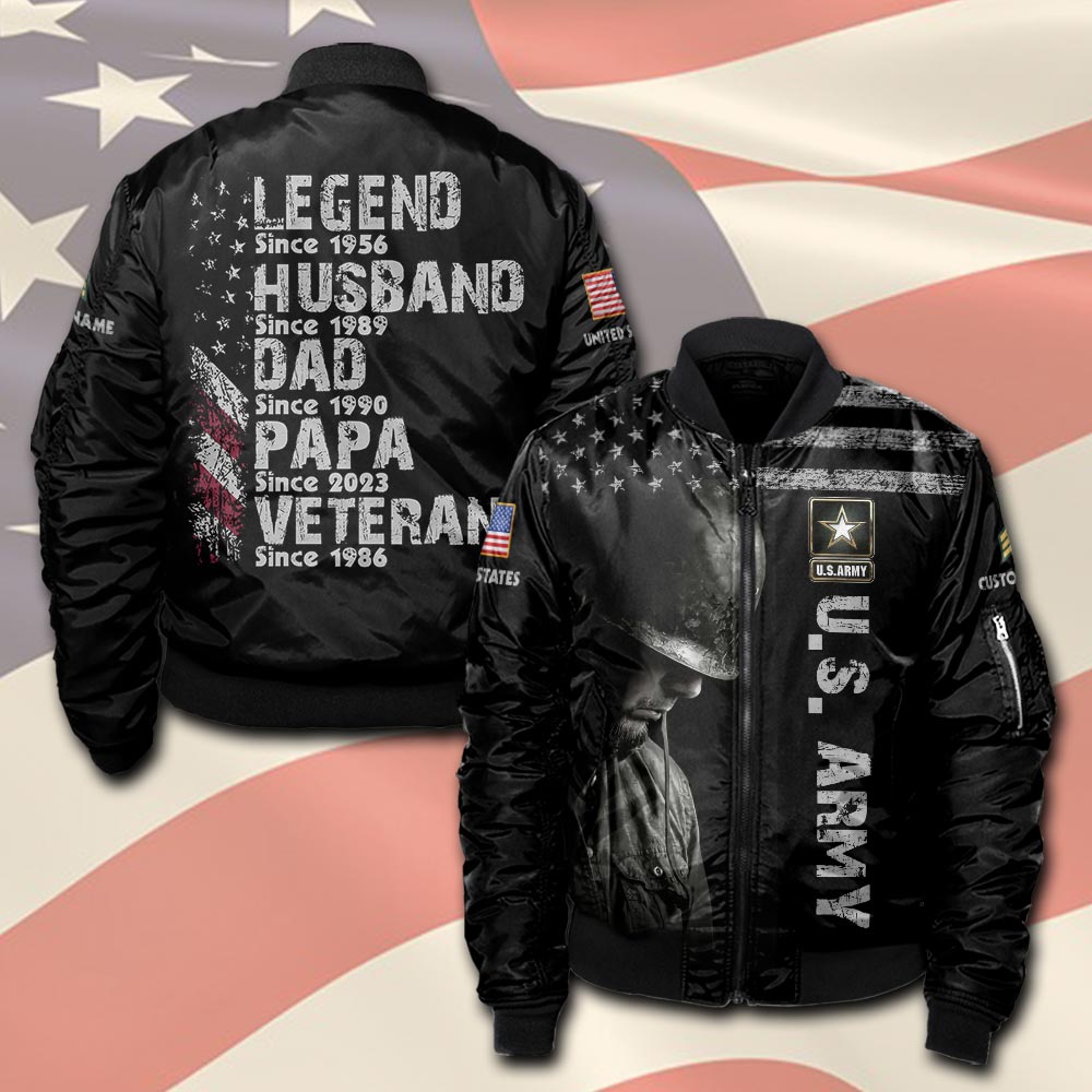 US Army, E 7 Army Sergeant First Class - Bomber Jacket
