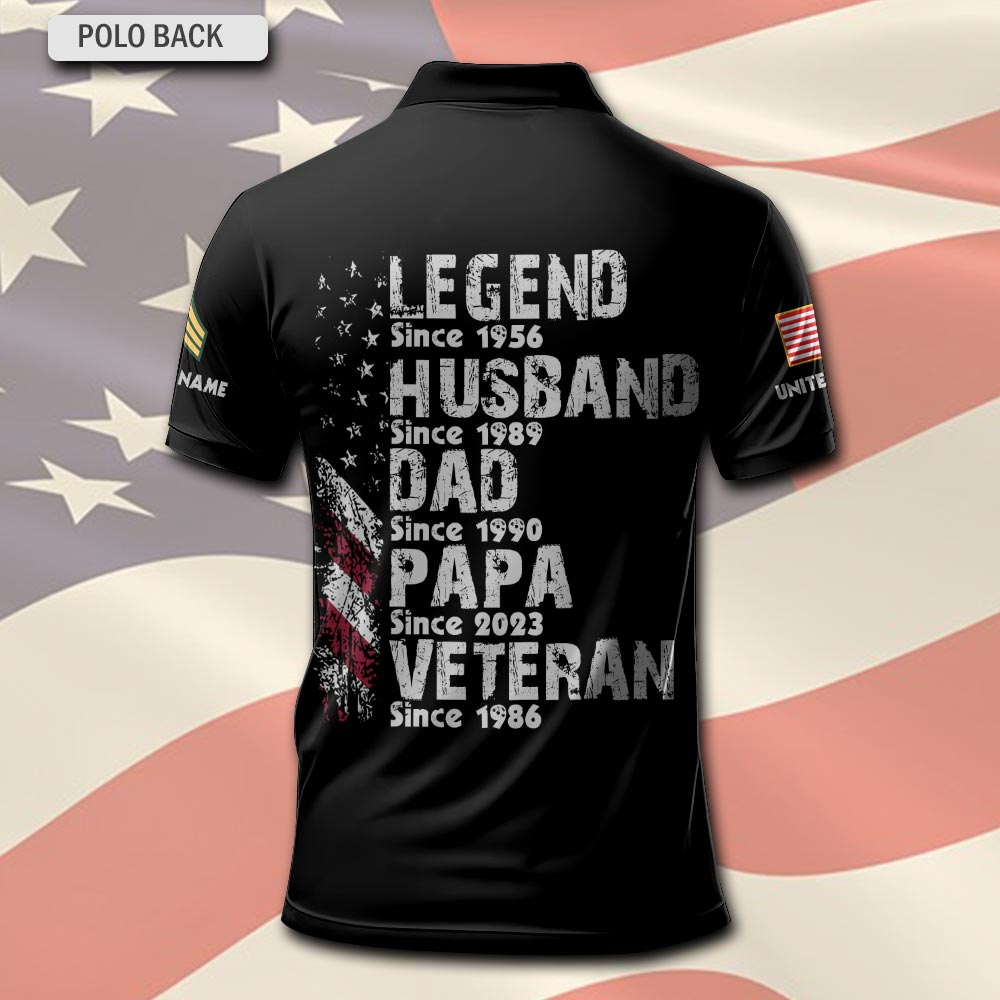 US Army, Life And Pride - Polo Shirt - Image 3