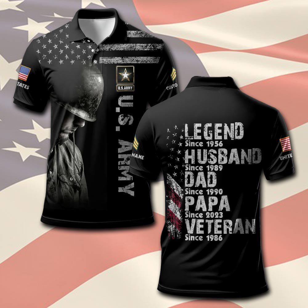 US Army, Life And Pride - Polo Shirt