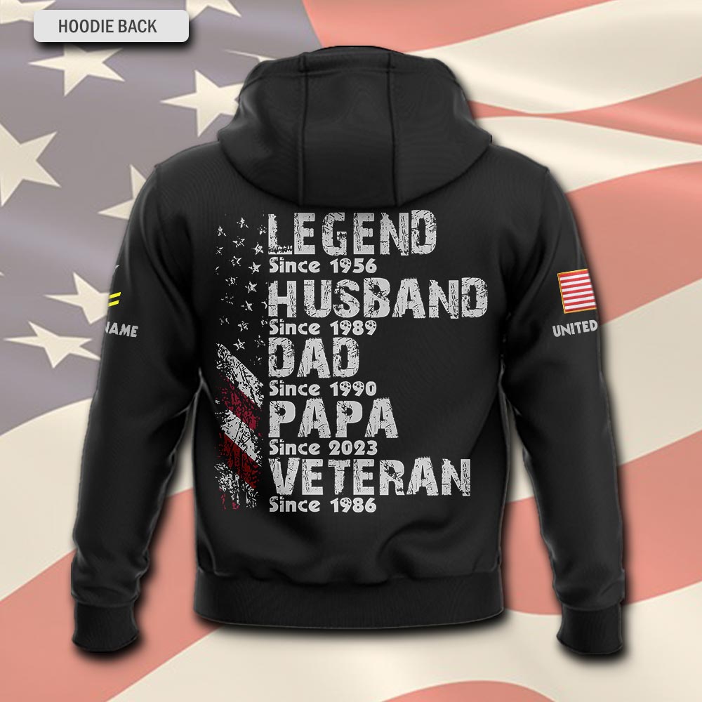 US Navy, E 7 Red - Hoodie - Image 3