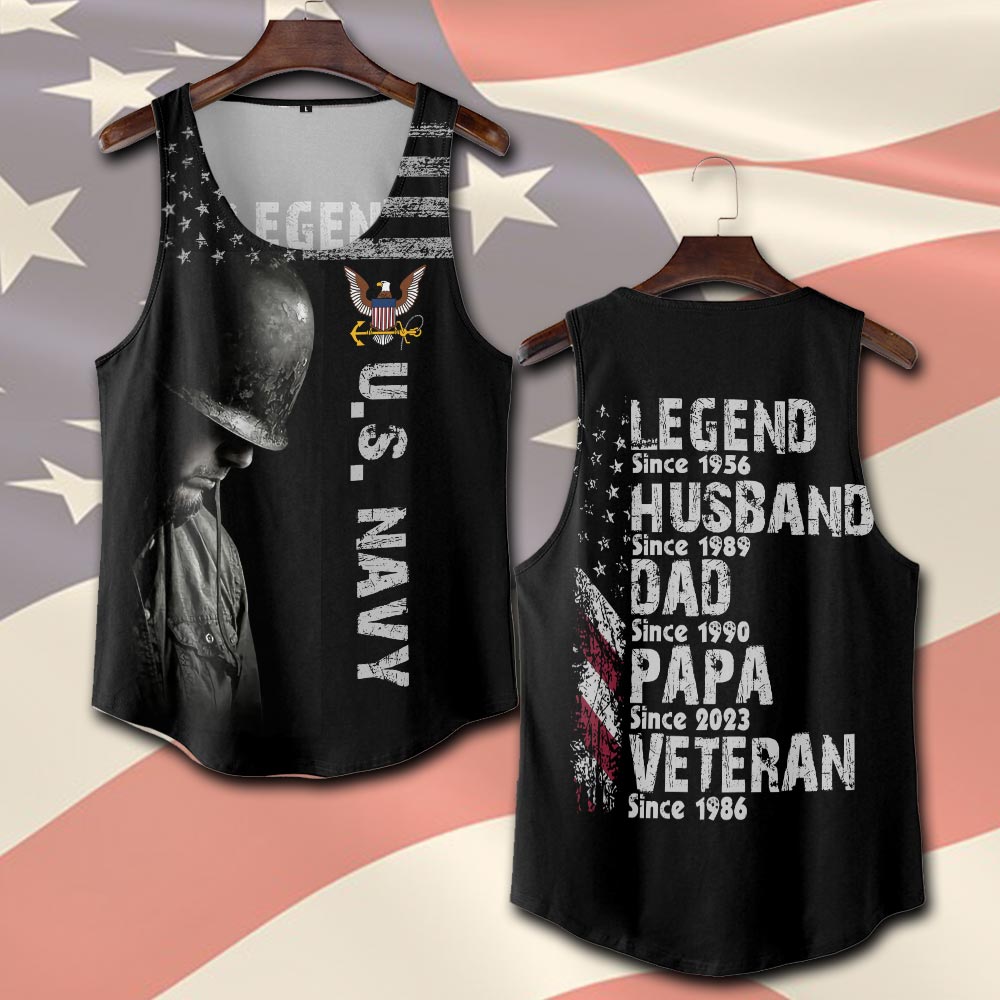 US Navy, E 7 Red - Tank-Top