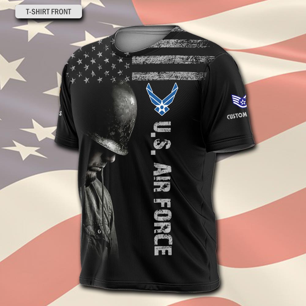 US Air Force , E 3 Air Force Airman First Class - T-Shirt - Image 2