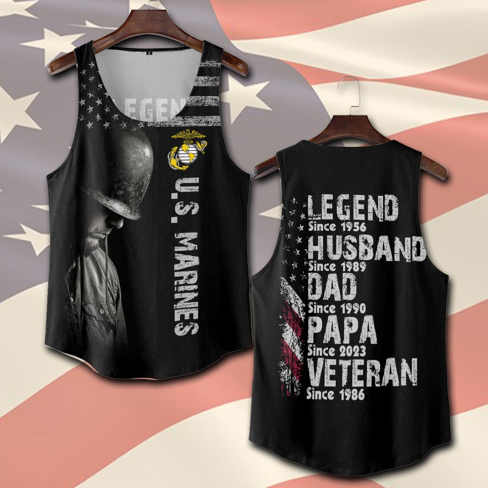 US Marine Corps, E 8 Marines First Sergeant - Tank-Top