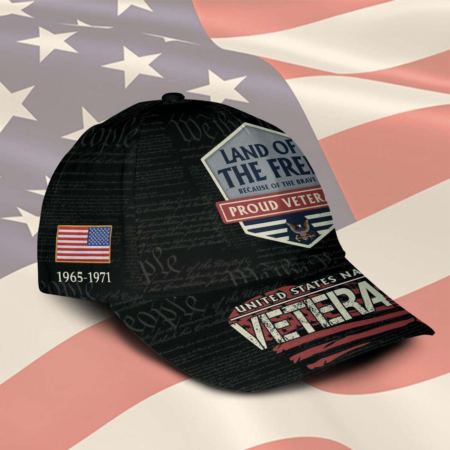US Navy, E 7 Red - Classic Cap - Image 2