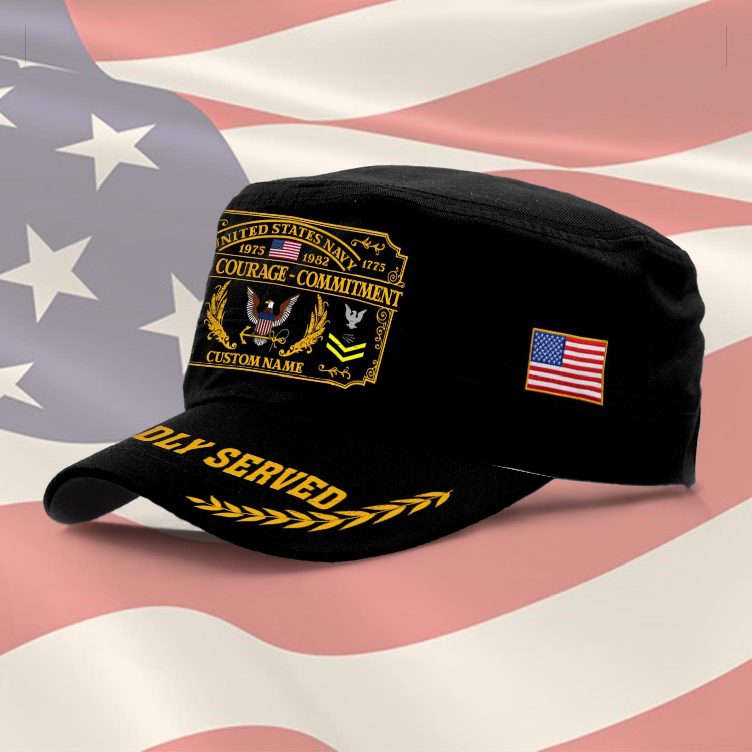 US Navy, Anchors Aweigh - Military Cap - Image 2