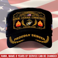 US Marine Corps, Never Retreat, Never Surrender - Military Cap